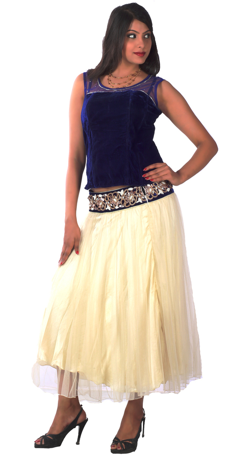 Beige color designer Lehenga
