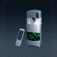 Aerosol Fragrance Dispenser - Abs Plastic, 8 X 3 X 3 Inches, Glossy White | Automatic Spraying System, Infrared Sensor, Remote Control