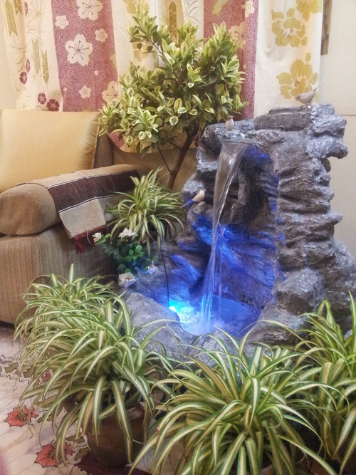 Grey Decorative Waterfalls