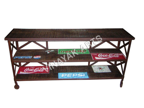 Industrial Console Table with Ptd Logo
