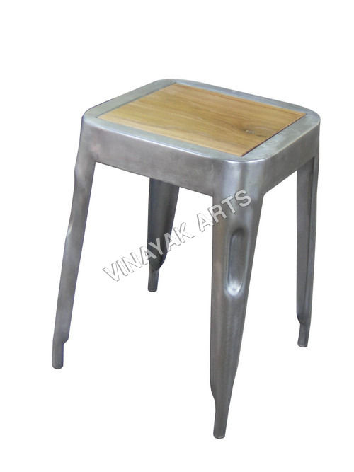 Small Stool Teak Top