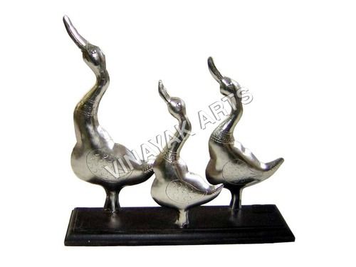 Silver Indoor Decorative Animal Statues