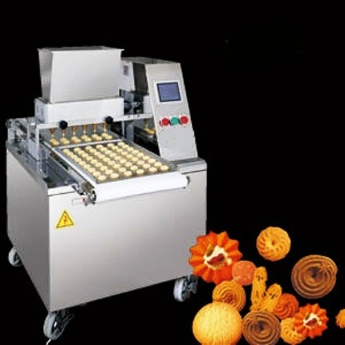 Servo Advance Cookies Depositing/Dropping Machine - Stainless Steel, 5-10 Nozzles, 440V AC | Automated Process, Computerized Control, Quick Changeover, High Capacity