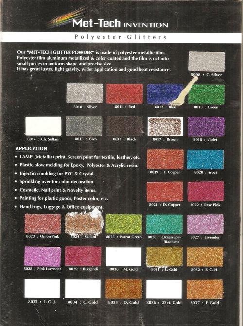 Glitters in Various Shapes And colours