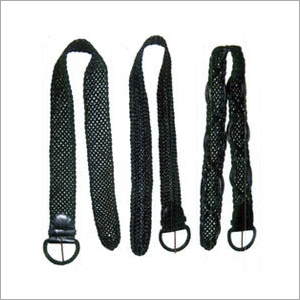 Knitted Leather Belts