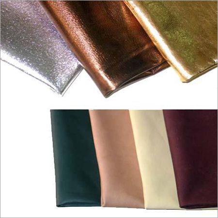 Foiled Leather - 1-3 mm Thickness, 100-150 cm Width, Gold Metallic Finish | Colorfastness, Heat Resistance, Durable Finish, Smooth Texture, Versatile Usage