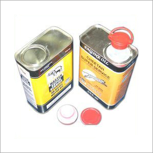 Mobil Oil Tin Containers
