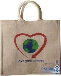 Jute Grocery Bags - Variable Dimensions, Customizable Prints | Eco-Friendly, Reusable, Durable, Biodegradable, Double Handle, Neat Stitching, High Tear Strength