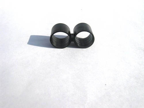 12mm 8 Type End Cap - Plastic, 12mm x 15mm, Black | Durable, Lightweight, Easy Install, Protective, Versatile