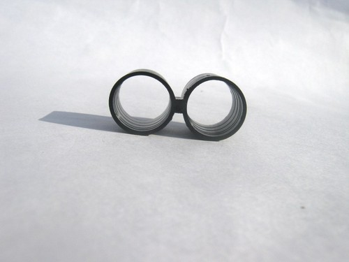 16mm 8 Type End Cap - Plastic, 25mm Length, Matte Black | Durable, Easy Install, Corrosion Resistant, Precise Fit, Versatile
