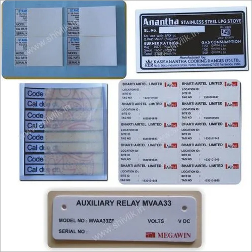  Serial Number Labels 