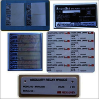 Tamperproof Serial Number Sticker - Color: Any