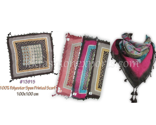 Polyester Spun Printed Scarf