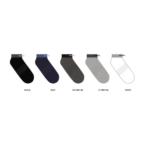 Soft Combed Cotton With Lycra Socks - Free Size, Black, White and Grey | Gentlemen's Plain Pattern, Low Elasticity