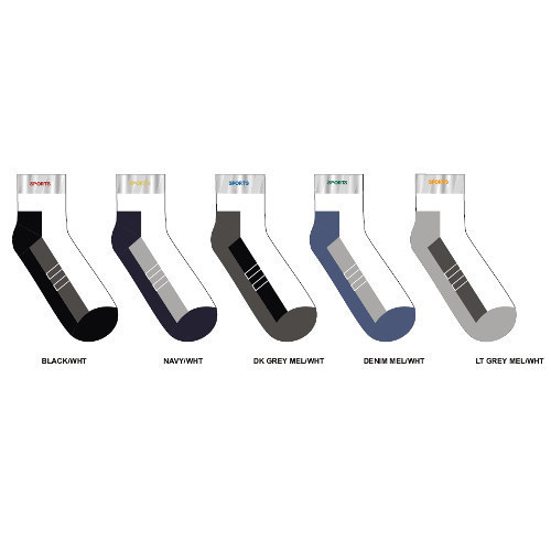 Soft Combed Cotton With Lycra Socks - Free Size, White and Black Printed Design, Gentlemen's Middle Elasticity