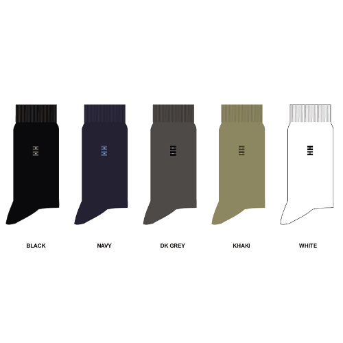 Cotton Socks - Free Size, White Color | Plain Pattern for Gents Comfort