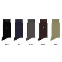 Navy And Grey Colored Socks