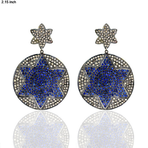 Pave Diamond Earrings