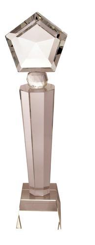 Frosted Crystal Star Trophy