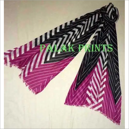 Hand Made Colored Screen Printed Shawls