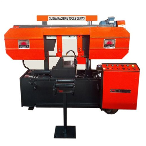 Metal Cutting Bandsaw Machines - Steel, 6x7x6 inches, Orange | High Torque, High Efficiency, Low Energy Consumption, Low Noise, 1 Year Warranty, PLC Control, Water Chiller, Semi Automatic