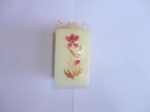 luxury jasmine square candle 9.5*5.5