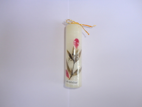 luxury lavender cylindrical candle 2*8