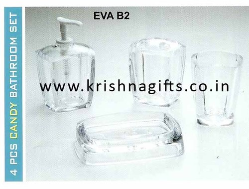 EVA Bath Set 4pc Acrylic