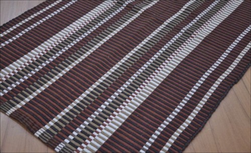 Cotton Rugs - Cotton, Variable Dimensions, Brown | Absorbent, Durable, Lightweight, Soft, Stylish, Easy Care for Home Decor and Floor Covering