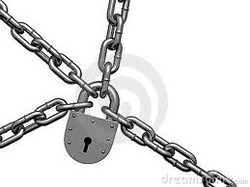 Lock Chain - Stainless Steel, Various Sizes, Silver Color | Manual Function, Non-Corrosive, Designed for Pedestrian Safety