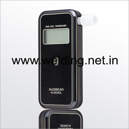 Black Alcosacn Portable Alcohol Breathalyzer