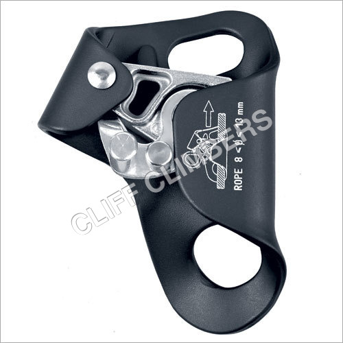 CHEST ASCENDOR CAM CLEAN SINGING ROCK - Aluminum Steel, 140g, Matte Black | Rope Ascender for 8-13mm, Smooth Ascent, Rescue Techniques