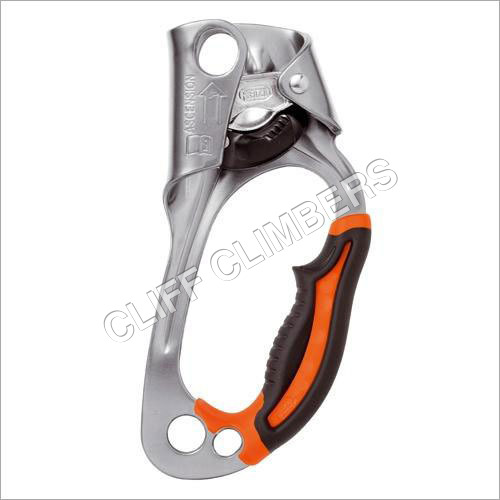 ASCENDOR Right Hand Ascension Petzl - Aluminum Frame, Gray, 8-13mm Rope | Ergonomic Grip, Durable, Easy Handling