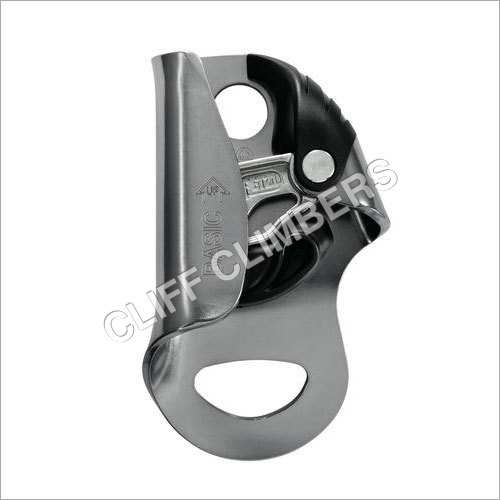 Basic Ascendor Petzl - Aluminum Frame, Stainless Steel Cam, 8-11 mm Rope | Compact Design, Corrosion Resistant, Self-Cleaning Cam
