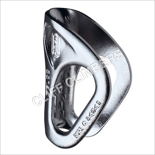 TIBLOC Ascendor Petzl - Chrome-Plated Steel, Silver, 39g | Emergency Ascent, Self-Rescue, Hauling System, Progress Capture