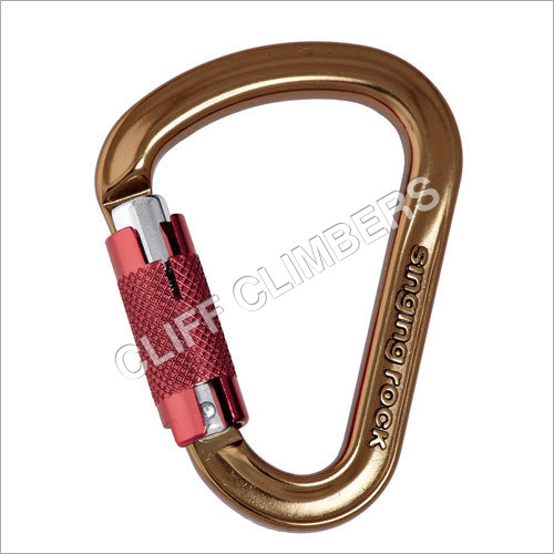 Carabiners Hypnos Triple Lock - Aluminum Alloy Brown 21.5mm Gate Opening | Triple Lock Lightweight Ergonomic HMS