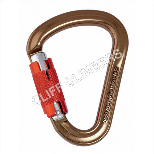 Carabiners Hypnos Twist Lock (Singing Rock) - Aluminum Alloy Bronze 21.5 mm Gate Opening | Twist Lock HMS System Lightweight Ergonomic Durable
