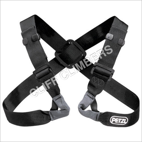 Voltige Harness PETZL - Polyester, One Size, Black | Adjustable, Lightweight, Durable, Upright Support