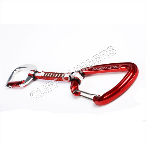 Sonic Quickdraw EDELWEISS - Light Alloy/Polyamide, 12cm, 16mm, 22kN | Sport, Performance, Ice Climbing