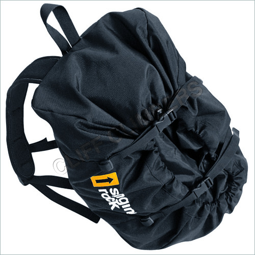 RO AC Rope Bag - Abrasion-Resistant Material, 137x137 cm Sheet, Black | Removable Sheet, Padded Straps, Rope Storage, Gear Organization