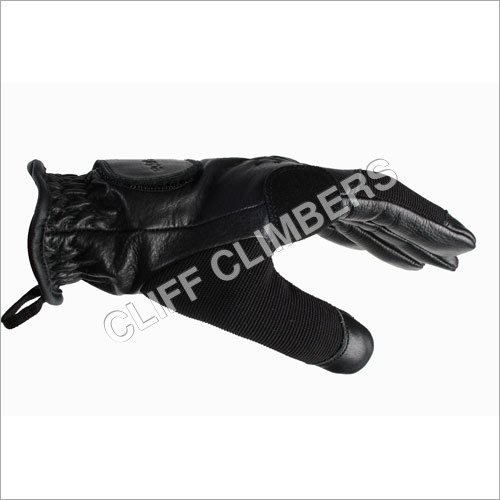 Gant Cuir Black Side - Leather, Range Size, Black | Wrist Strap Closure, Durable, Comfortable Fit, Superior Grip