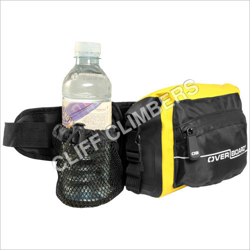 3 Ltr Waist Pack Yellow Side Water - Nylon, 20x15x10 cm, Water-Resistant | Adjustable Fit, Multiple Pockets, Bottle Holder