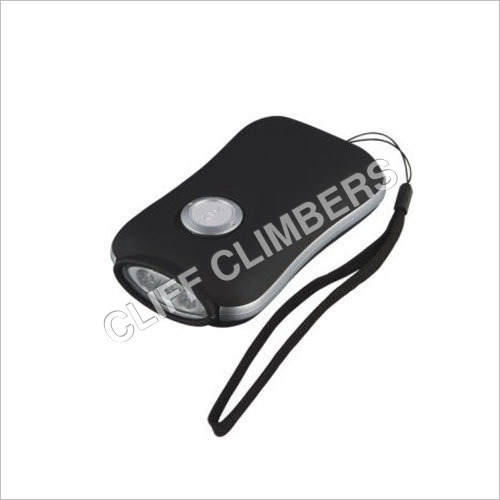 Cranking Lamp - ABS Plastic, 60x40x20 mm, Black | Portable Hand Crank, Emergency Light, Durable, 5 Lumens