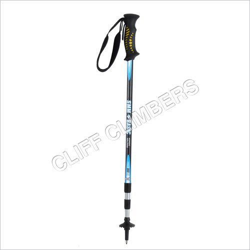 Hiking Pole - Aluminum Alloy, 65-135 cm | Adjustable Height, EVA Foam Grip, Tungsten Carbide Tip, Lightweight Design