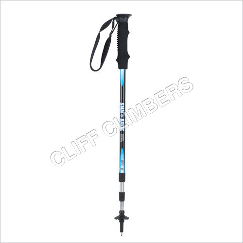 Hiking Pole - Aluminum Alloy 65-135 cm, 16 mm Diameter | Adjustable Height, EVA Foam Grip, Shock Absorption, Tungsten Carbide Tip