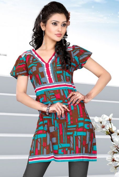 Printed Tunic Tops