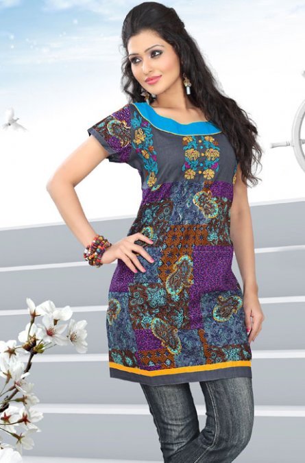 Printed tunic top manufacturer