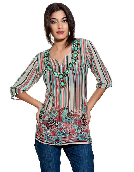 latest designer kurtis