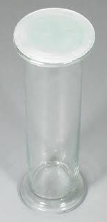 Glass Gas Jar With Cover