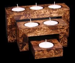 Wooden Rack style Candle Lighting